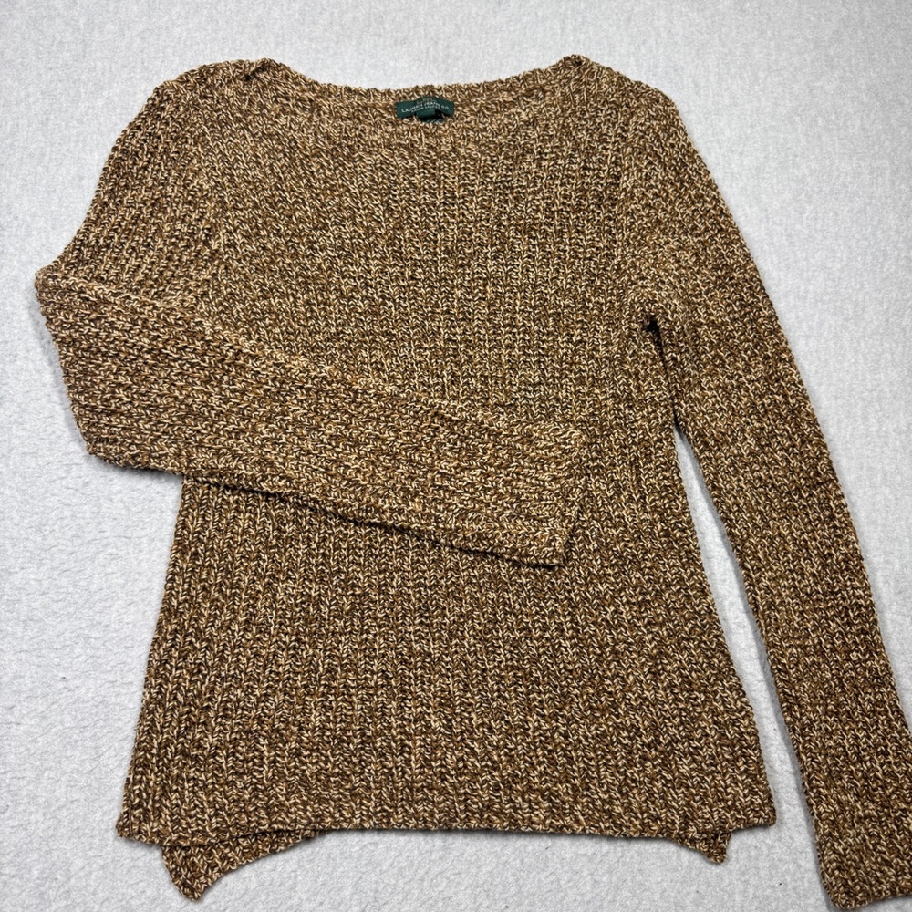 Ralph Lauren Tan Knit Sweater